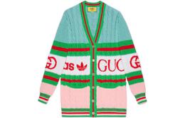 Gucci: Зелёный кардиган 