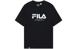 Fila: Чёрная футболка 