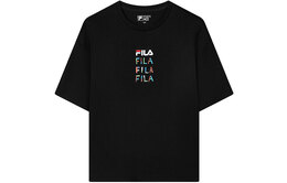 Fila: Чёрная футболка 