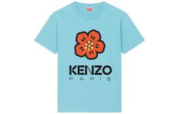 Kenzo: Синяя футболка  Paris