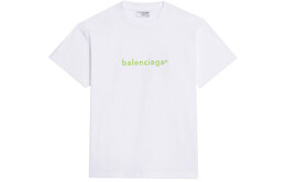 Balenciaga: Белая футболка 