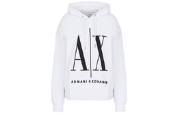 Armani Exchange: Белая толстовка 