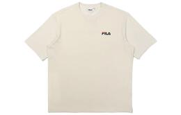 Fila: Бежевая футболка 