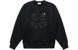 Kenzo: Чёрная толстовка  Tiger Head