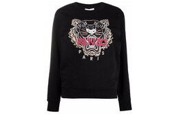 Kenzo: Чёрная толстовка  Tiger Head