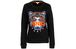 Kenzo: Чёрная толстовка  Tiger Head