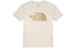 The North Face: Бежевая футболка 