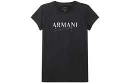 Armani Exchange: Чёрная футболка 