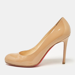 Christian Louboutin: Бежевые туфли 