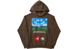 The North Face: Коричневая толстовка 