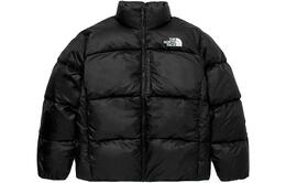 The North Face: Чёрный пуховик 