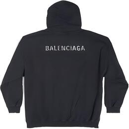 Balenciaga: Чёрная толстовка 