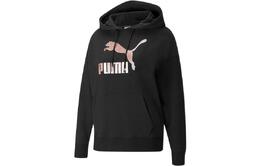 PUMA: Чёрная толстовка 