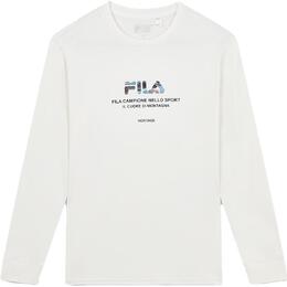 Fila: Белая футболка 