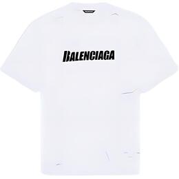 Balenciaga: Белая футболка 