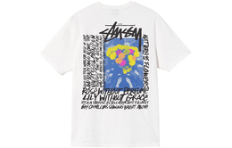 Stussy: Белая футболка 