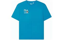 Fila: Голубая футболка 