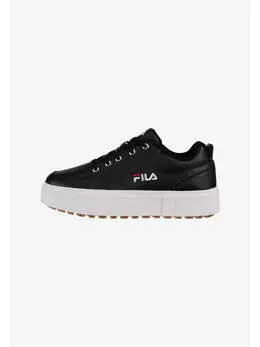 Fila: Чёрные кеды 