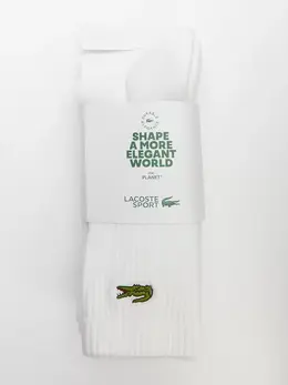 LACOSTE: Белые носки 