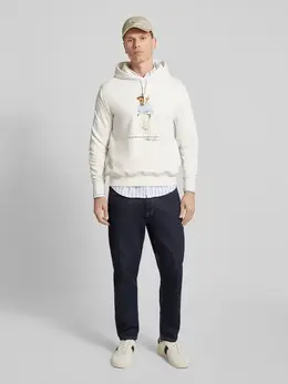 Polo Ralph Lauren: Белая толстовка 