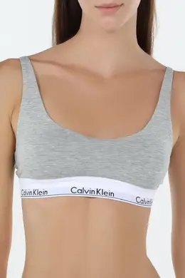 Calvin Klein: Серый бюстгальтер 