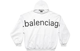 Balenciaga: Белая толстовка 