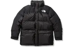 The North Face: Чёрный пуховик 