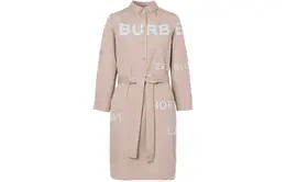 Burberry: Коричневое платье 