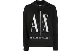 Armani Exchange: Чёрная толстовка 