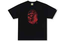 A BATHING APE: Чёрная футболка 