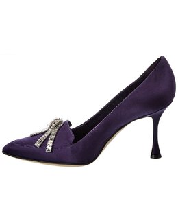 Manolo Blahnik: Фиолетовые туфли 