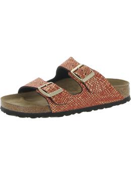 Birkenstock: Блестящие сандалии  Arizona BS