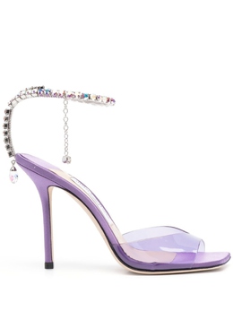 JIMMY CHOO: Фиолетовые босоножки  Saeda 100