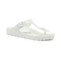 Birkenstock: Белые шлёпанцы  Gizeh Eva