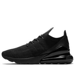 Nike: Чёрные кроссовки  Air Max 270 Flyknit