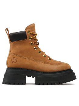 Timberland: Коричневые ботинки 