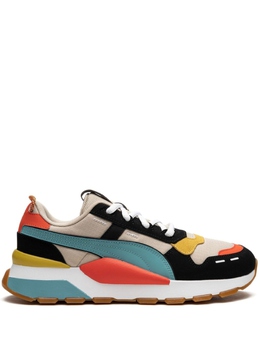 PUMA: Чёрные кроссовки  RS