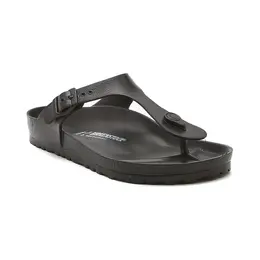 Birkenstock: Чёрные шлёпанцы  Gizeh Eva