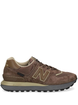 New Balance: Коричневые кроссовки  574