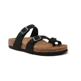 Birkenstock: Чёрные шлёпанцы  Mayari