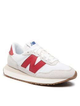 New Balance: Белые кроссовки 