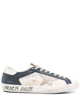 Golden Goose: Белые кеды  Super Star