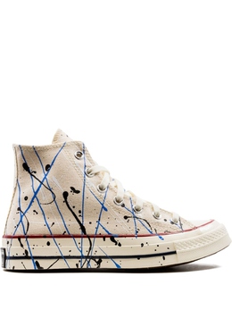 Converse: Белые кеды  Chuck 70 Hi