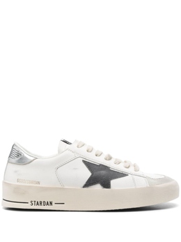 Golden Goose: Белые кроссовки  Stardan