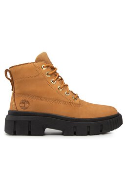 Timberland: Коричневые ботинки 