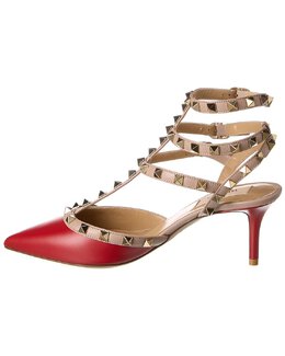 Valentino: Красные туфли  Rockstud