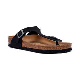 Birkenstock: Чёрные шлёпанцы  Gizeh