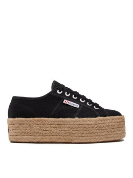 Superga: Чёрные мокасины 