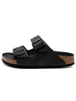 Birkenstock: Чёрные сабо 