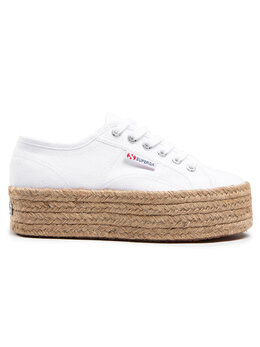 Superga: Белые мокасины 